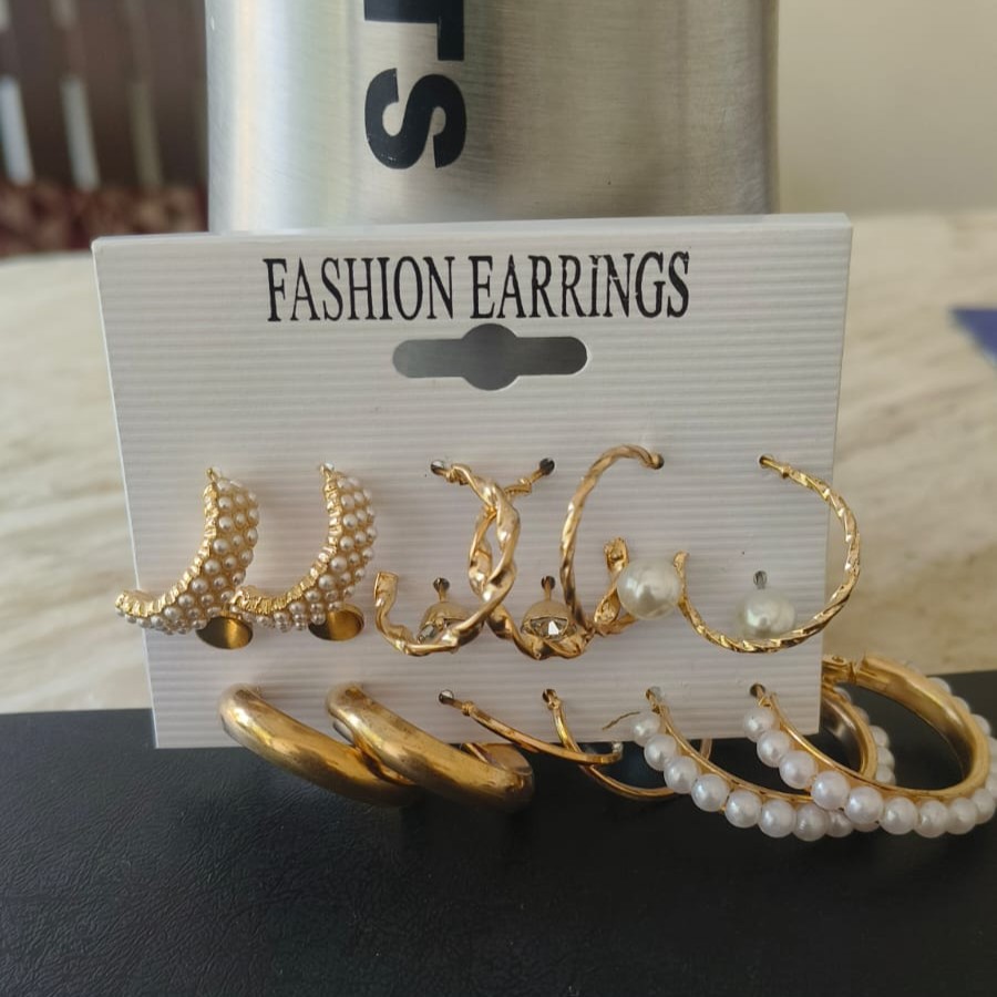Earrings Combo Set 6–9 Pairs