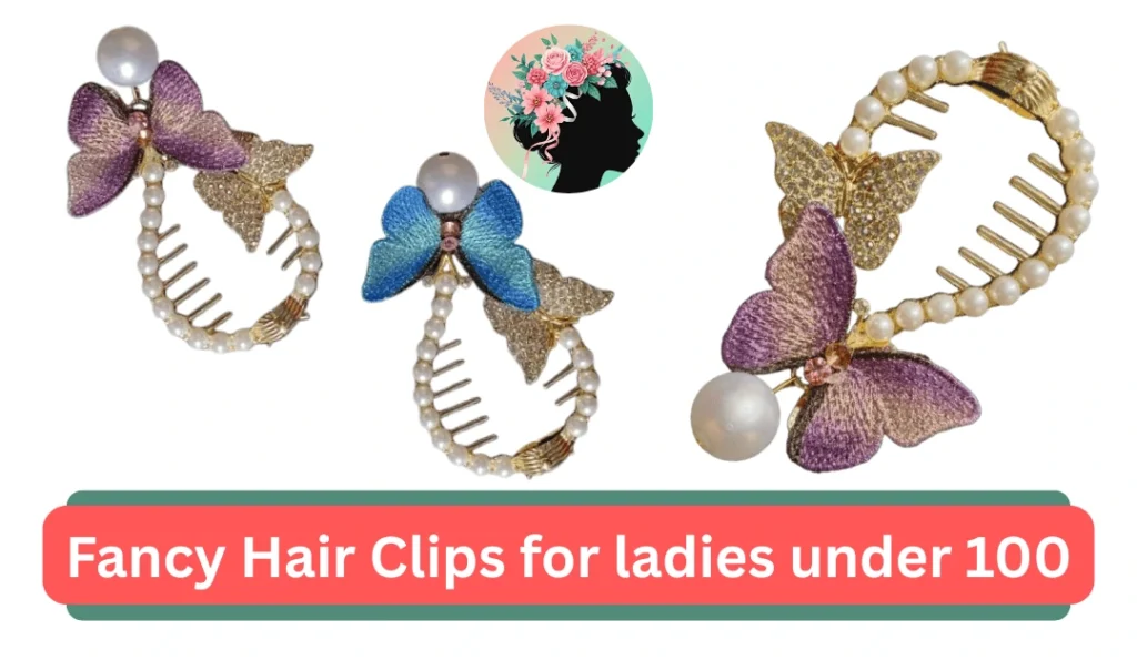 Fancy Hair Clips for ladies under 100