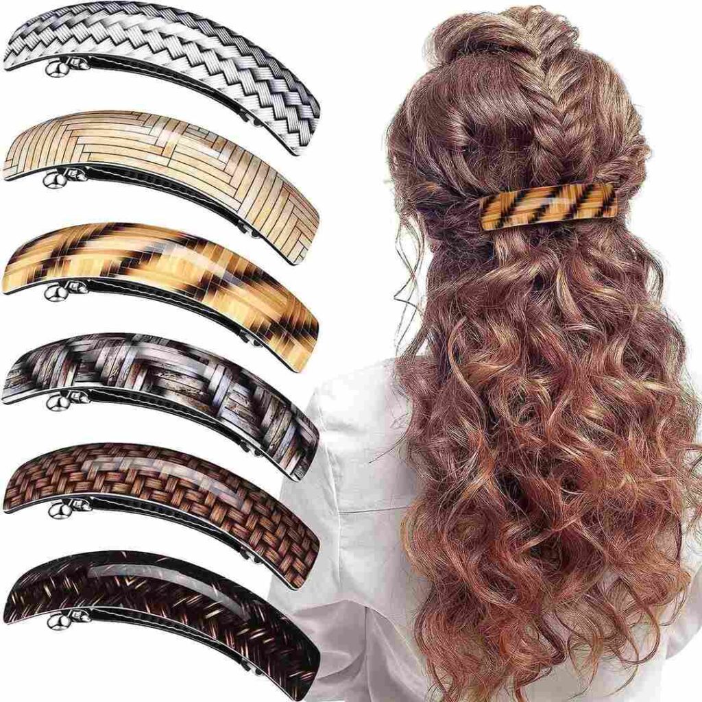 Large French Hair Barrettes