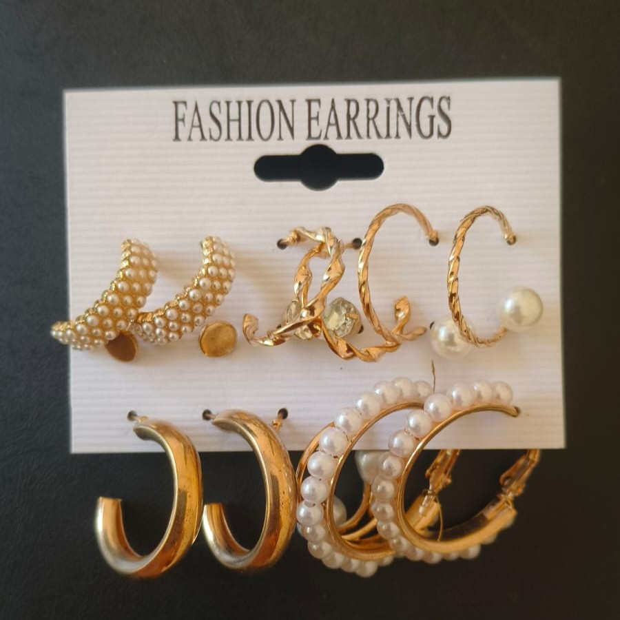 Premium Earrings Combo Set 6–9 Pairs