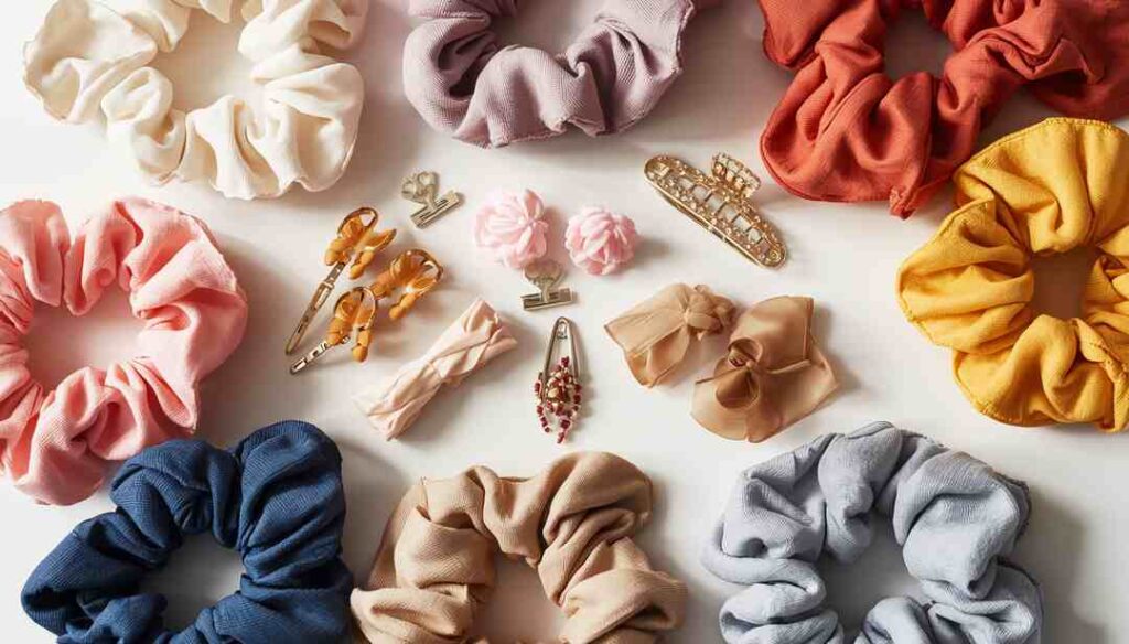 Scrunchies Hair Clip Trendy Hybrid Accessories