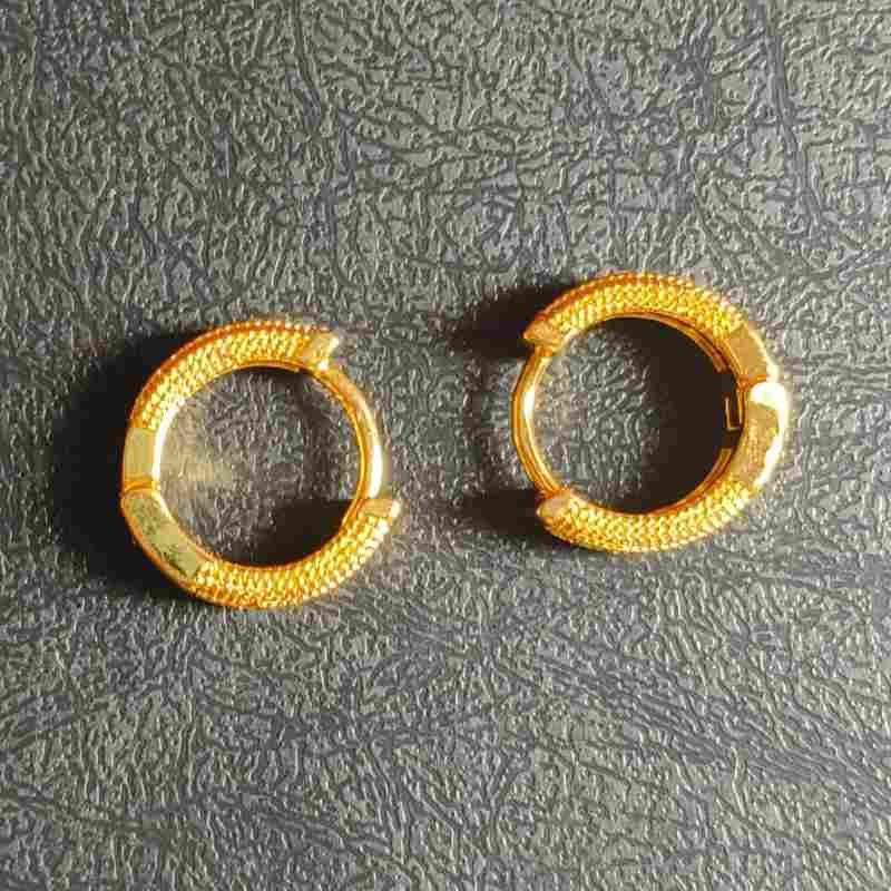Gold Plated Hoop Earrings